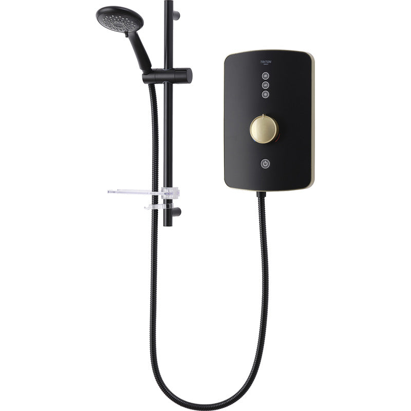 Triton Amala Electric Shower Brushed Brass 8.5kW