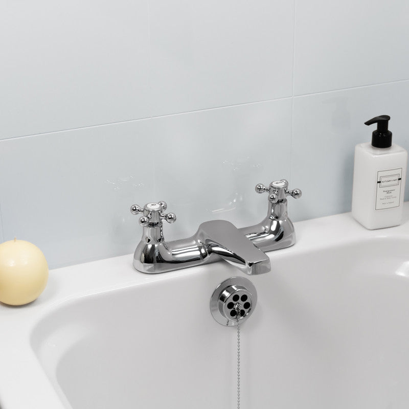 Ebb + Flo Traditional Taps Bath Filler