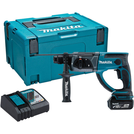Makita 18V LXT SDS+ Rotary Hammer Drill 1 x 5.0Ah