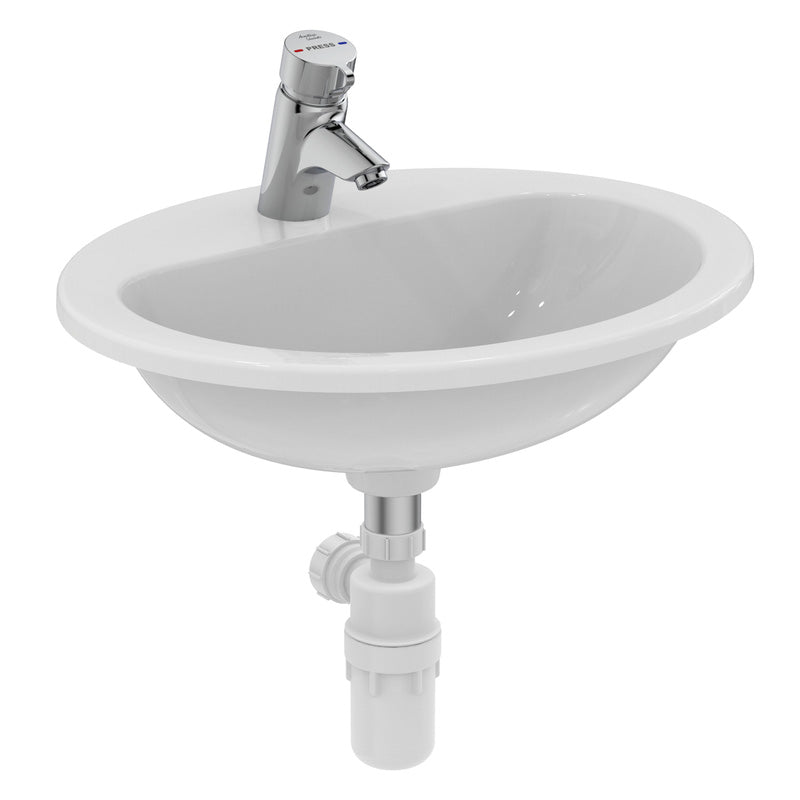 Armitage Shanks Orbit 21 Recessed Basin 55cm 1 Tap Hole