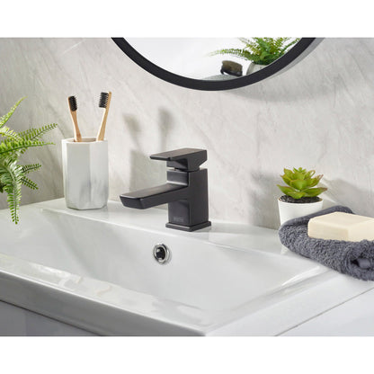 Bristan Cobalt Taps Black Basin Mixer