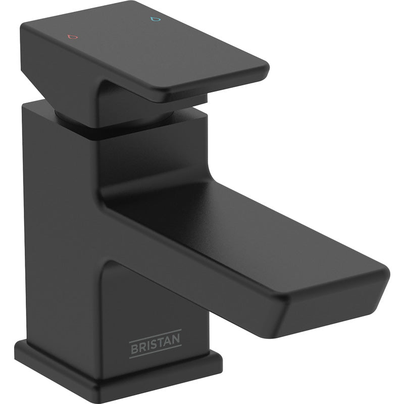Bristan Cobalt Taps Black Basin Mixer