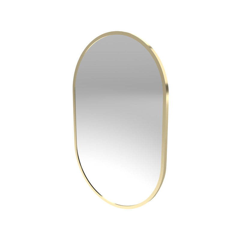 Sensio Fern Non-Illuminated Bathroom Mirror Brass 600 x 400mm