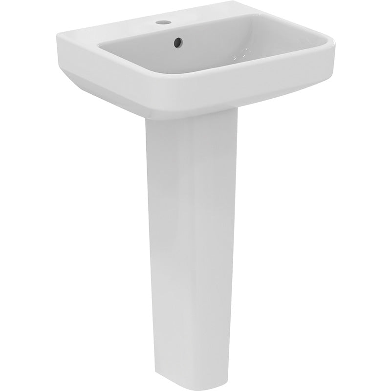 Ideal Standard i.life B Basin and Pedestal  1 Tap Hole
