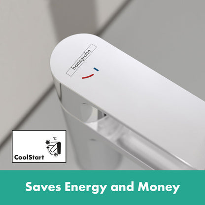 Hansgrohe Rebris S CoolStart 80 Basin Mixer Tap Chrome