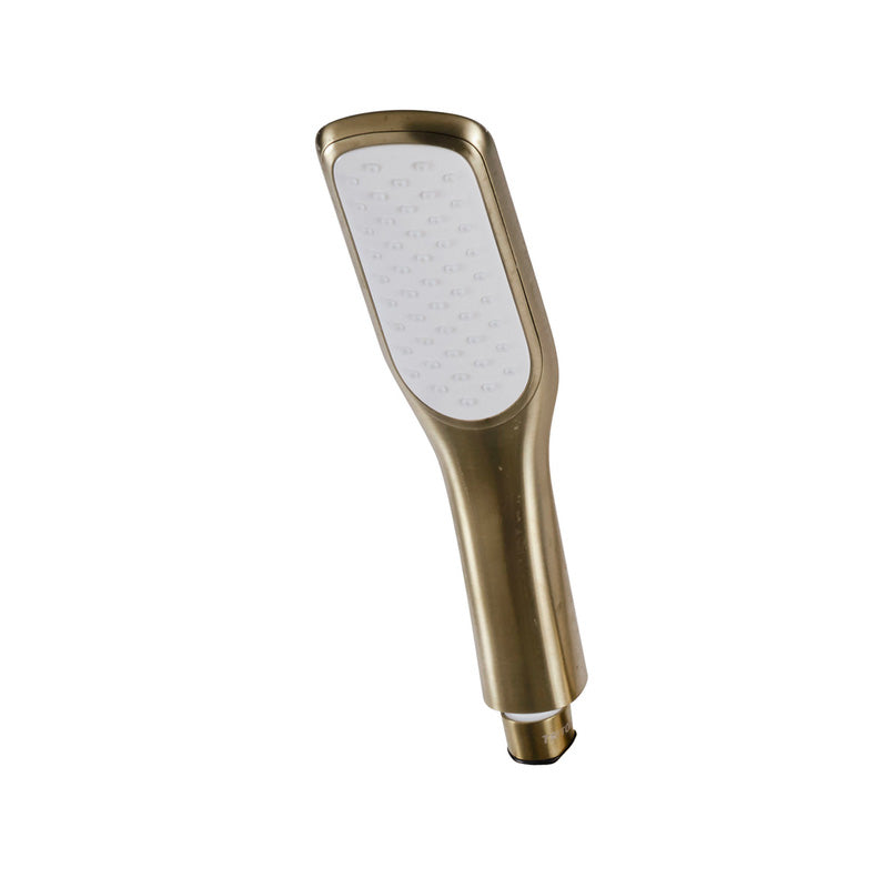 Triton Push Button Mixer Shower Brushed Brass