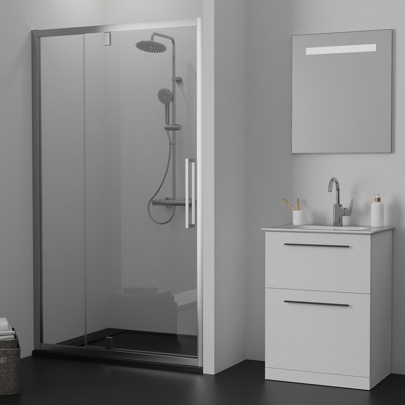 Ideal Standard i.life Ultraflat S Black Rectangular Shower Tray