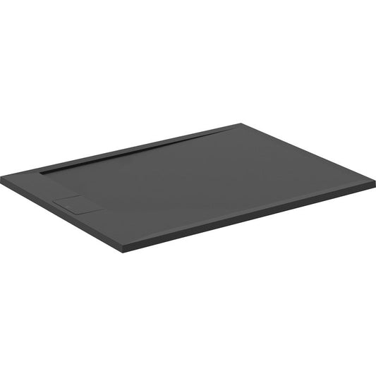 Ideal Standard i.life Ultraflat S Black Rectangular Shower Tray