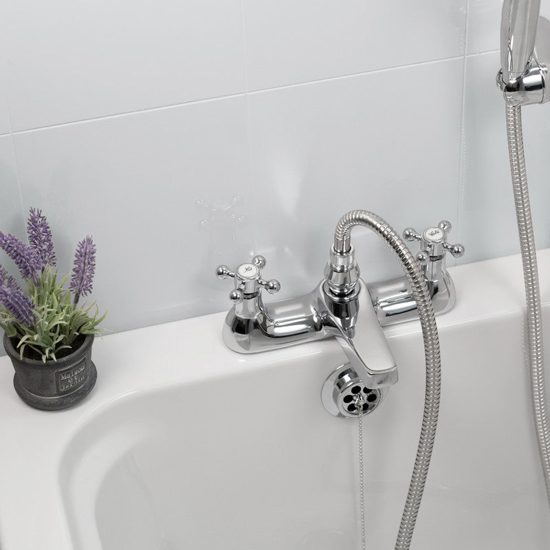 Ebb + Flo Traditional Taps Bath Shower Mixer