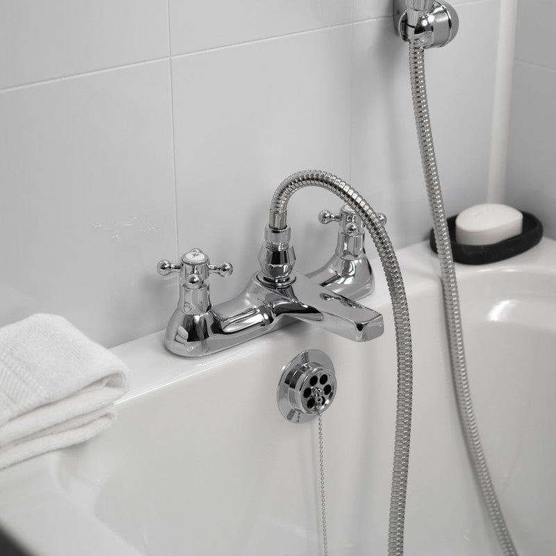 Ebb + Flo Traditional Taps Bath Shower Mixer
