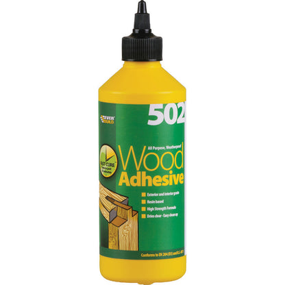 Everbuild 502 Interior & Exterior PVA Wood Glue