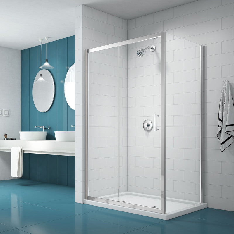 Merlyn NIX Sliding Shower Enclosure Door and Side Panel