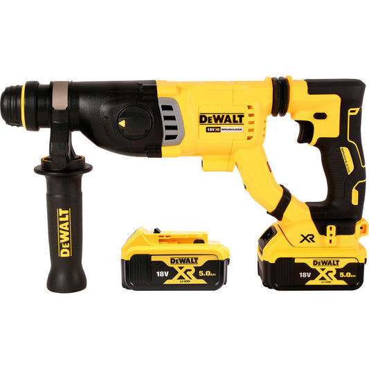 18V XR Brushless SDS+ Rotary Hammer – Powerful Drilling 2 x 5.0Ah