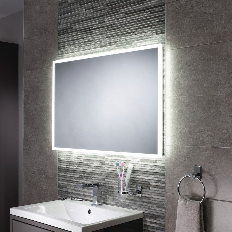 Sensio Glimmer Pro LED Bathroom Mirror With Shaver Socket CCT 800 x 600mm