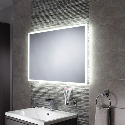 Sensio Glimmer Pro LED Bathroom Mirror With Shaver Socket CCT 800 x 600mm