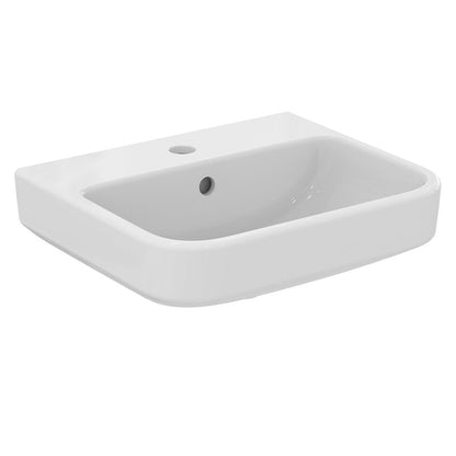 Ideal Standard i.life B Cloakroom Basin and Semi-Pedestal 45cm 1 Tap Hole