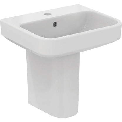 Ideal Standard i.life B Cloakroom Basin and Semi-Pedestal 45cm 1 Tap Hole