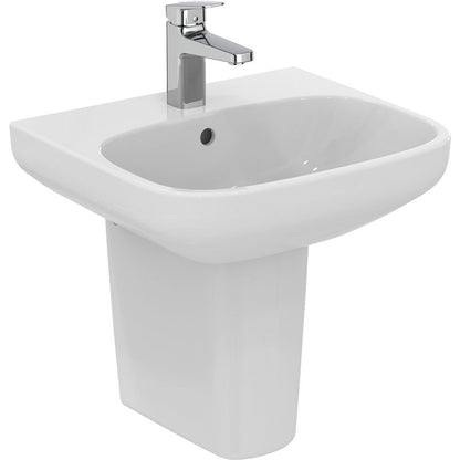 Ideal Standard i.life Basin and Semi-Pedestal  1 Tap Hole