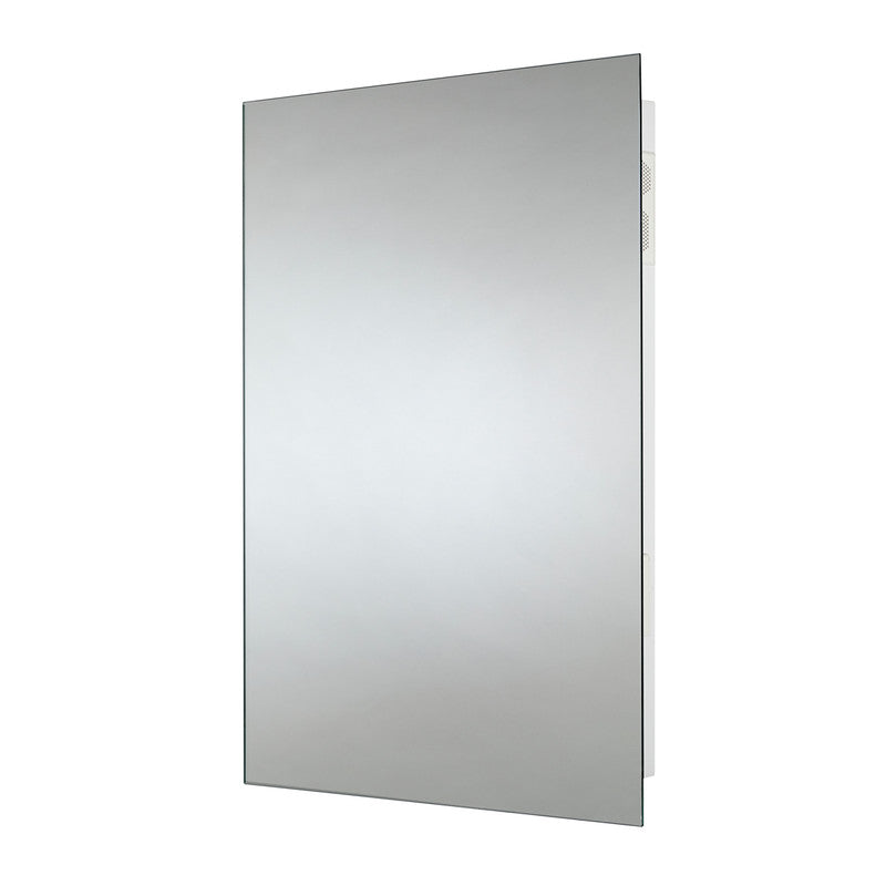 Sensio Harbour LED Backlit Bathroom Mirror With Black Shelf CCT 790 x 500mm