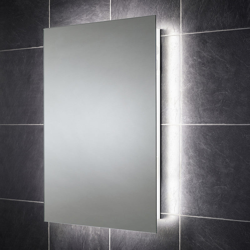 Sensio Ainsley LED Mirror Bathroom Cabinet Single Door With Shaver Socket & Bluetooth Cool White 700 x 564mm