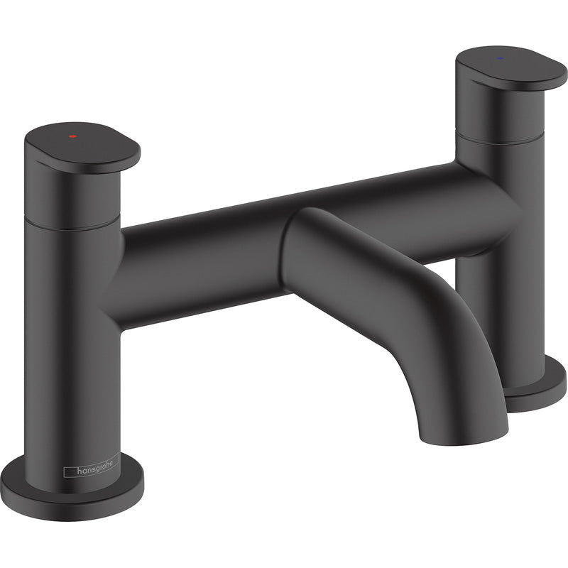 Hansgrohe Vernis Blend Taps Matt Black Bath Filler