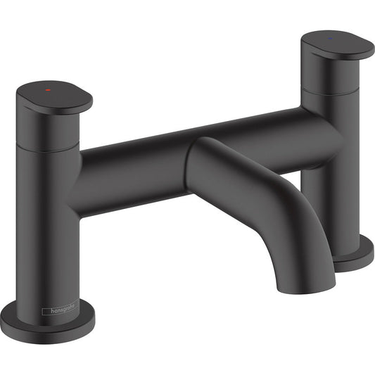 Hansgrohe Vernis Blend Taps Matt Black Bath Filler