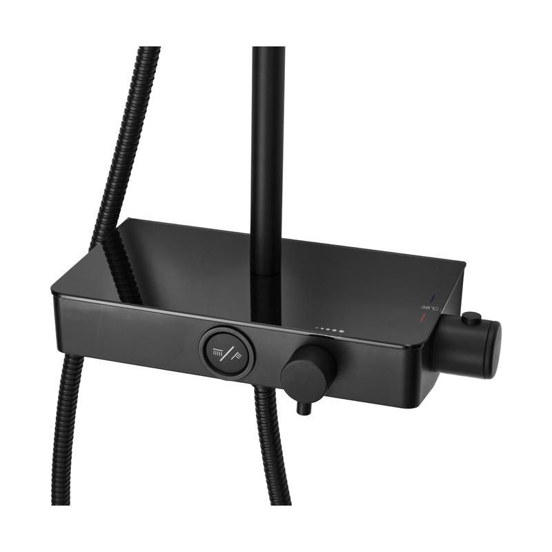 Triton Push Button Mixer Shower Black