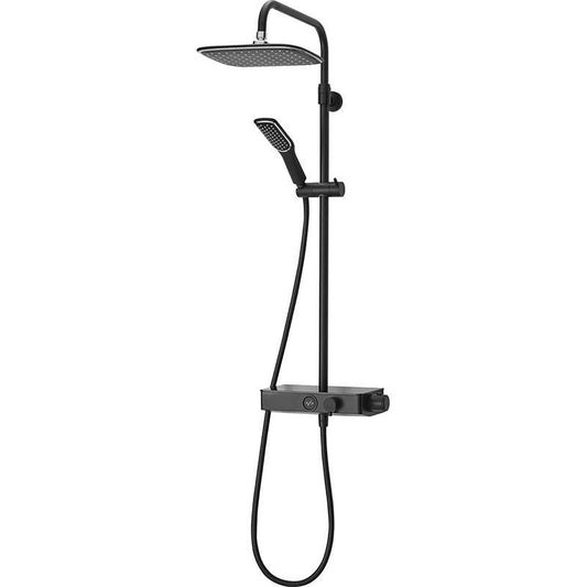 Triton Push Button Mixer Shower Black