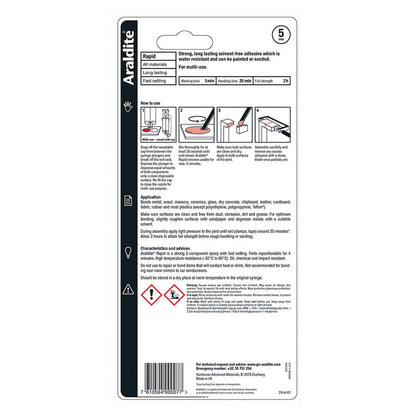 Araldite Standard Syringe Epoxy Adhesive 24ml