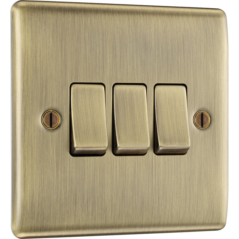 BG Nexus Metal Antique Brass Switch  2 Way