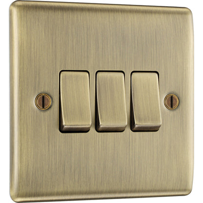 BG Nexus Metal Antique Brass Switch  2 Way