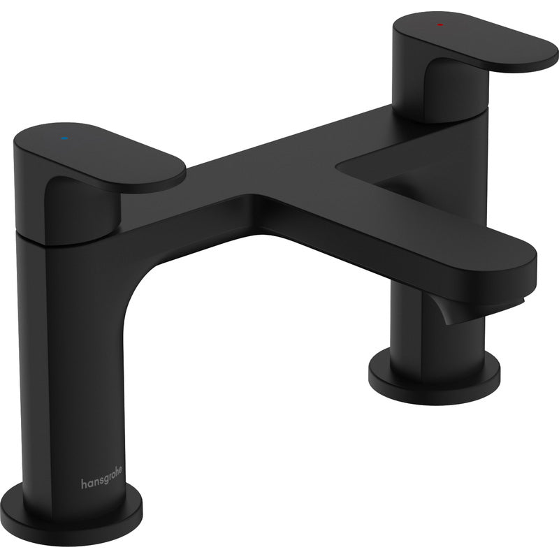 Hansgrohe Rebris S Bath Mixer Tap Matt Black