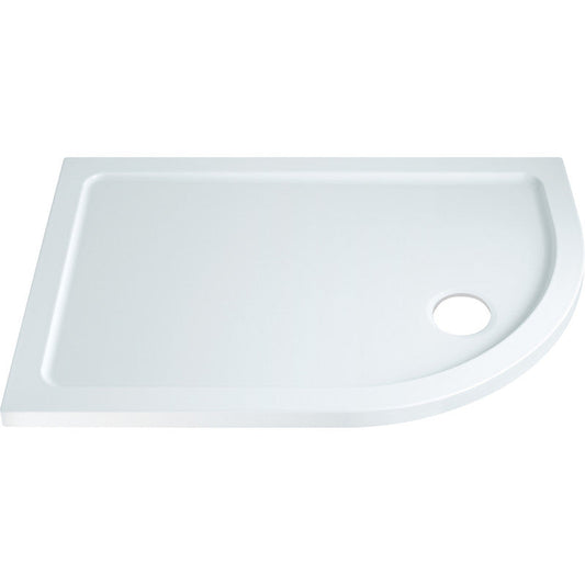 Resinlite Low Profile Quadrant Shower Tray Right Hand Offset