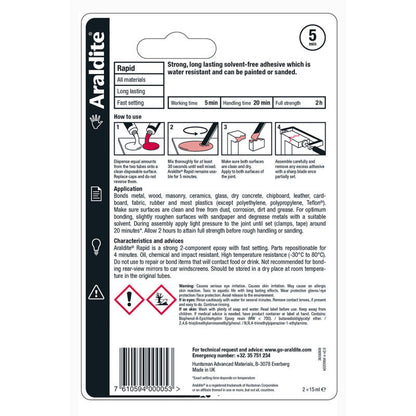 Araldite Steel Tubes Epoxy Adhesive 2 x 15ml