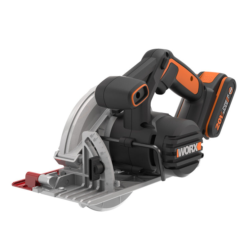 Worx 20V Easy Track Cordless Circular Saw 1 x 2.0Ah