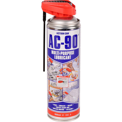 Action Can AC-90 Twinspray Lubricant 500ml