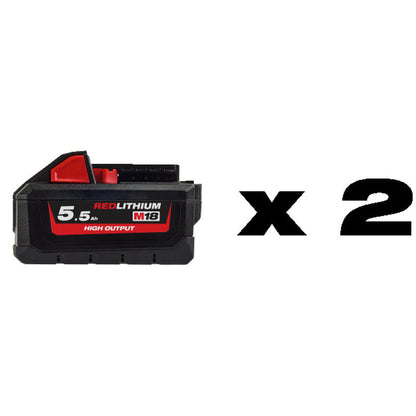 Milwaukee M18 ONEFSZ-552X FUEL ONE-KEY Sawzall 2 x 5.5Ah