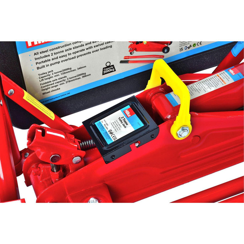 Hilka Trolley Jack Kit in Case 2 Tonne