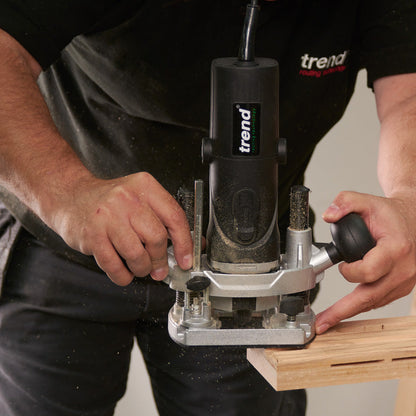 Trend T4 1/4" 850W Variable Speed Router
