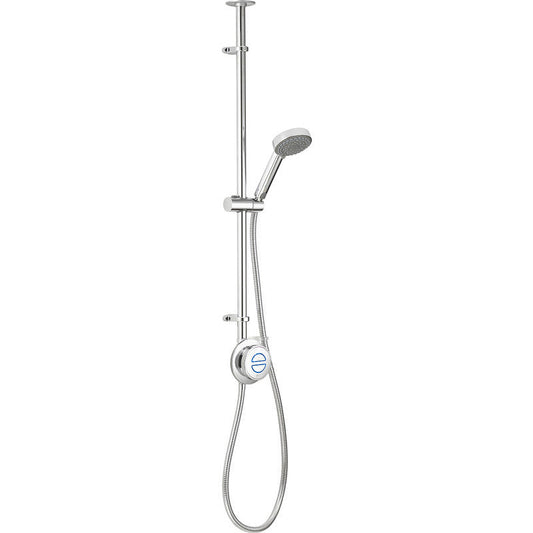 Aqualisa Quartz Classic Smart Digital Exposed Thermostatic Shower Pumped Ceiling Fed