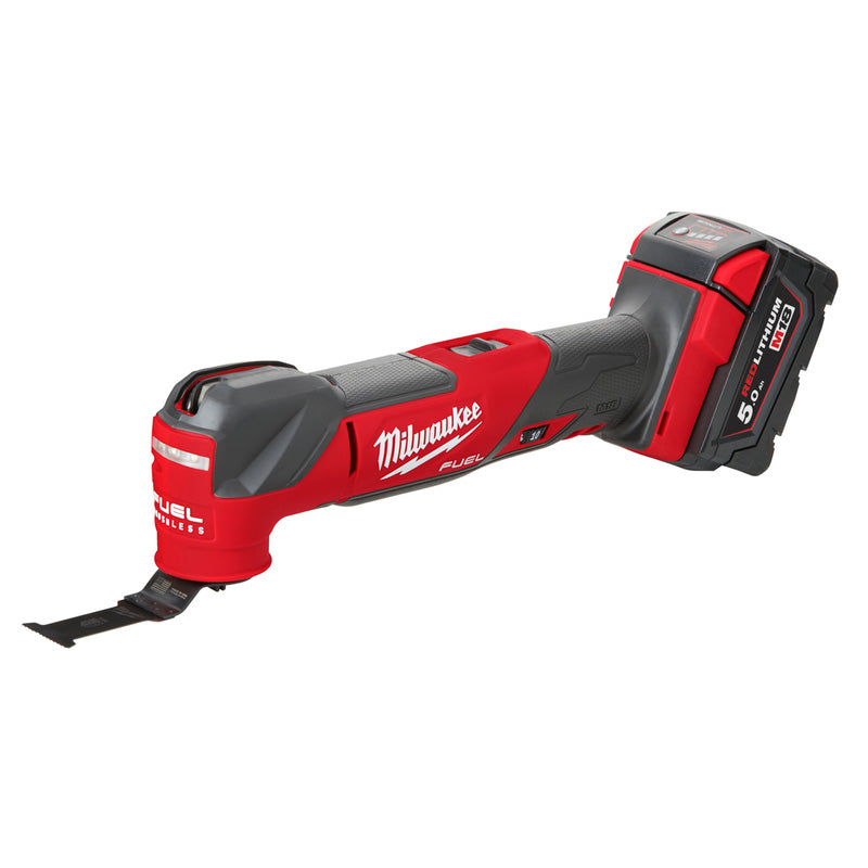 Milwaukee M18 FUEL Multitool 1x5.0Ah, 1x2.0Ah