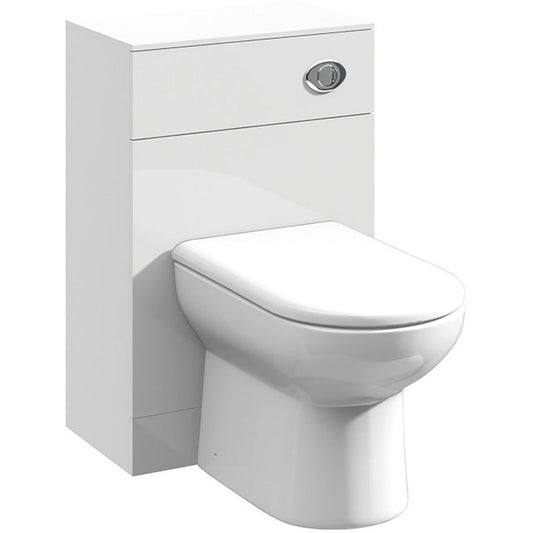 nuie Mayford Compact Floor Standing WC Unit Gloss White