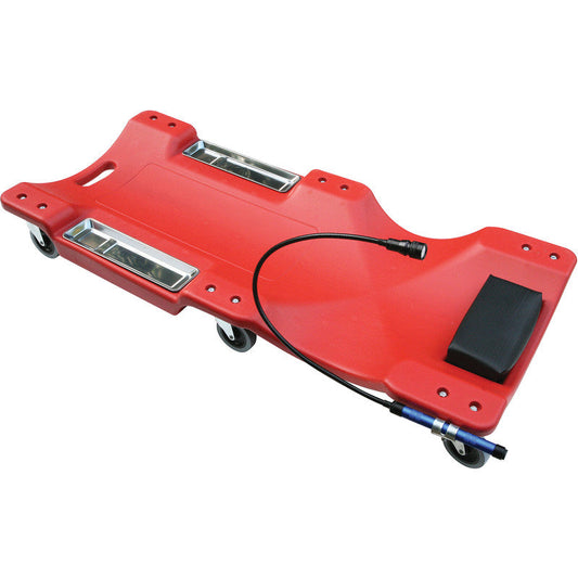 Hilka Creeper with Magnetic Tray & Light 40"