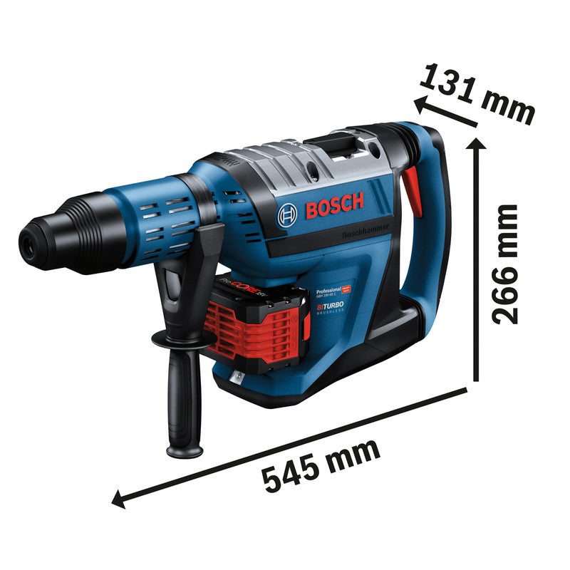 18V Bi-Turbo Brushless SDS Max Drill – Heavy-Duty Concrete Power