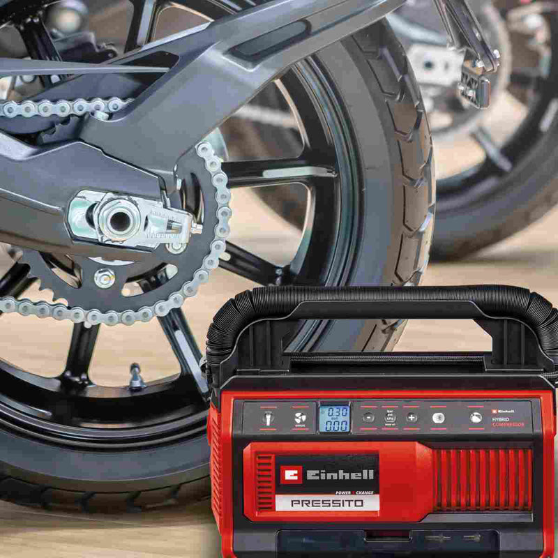 Einhell PXC 18V PRESSITO 18/25 Hybrid Cordless Air Compressor Body Only