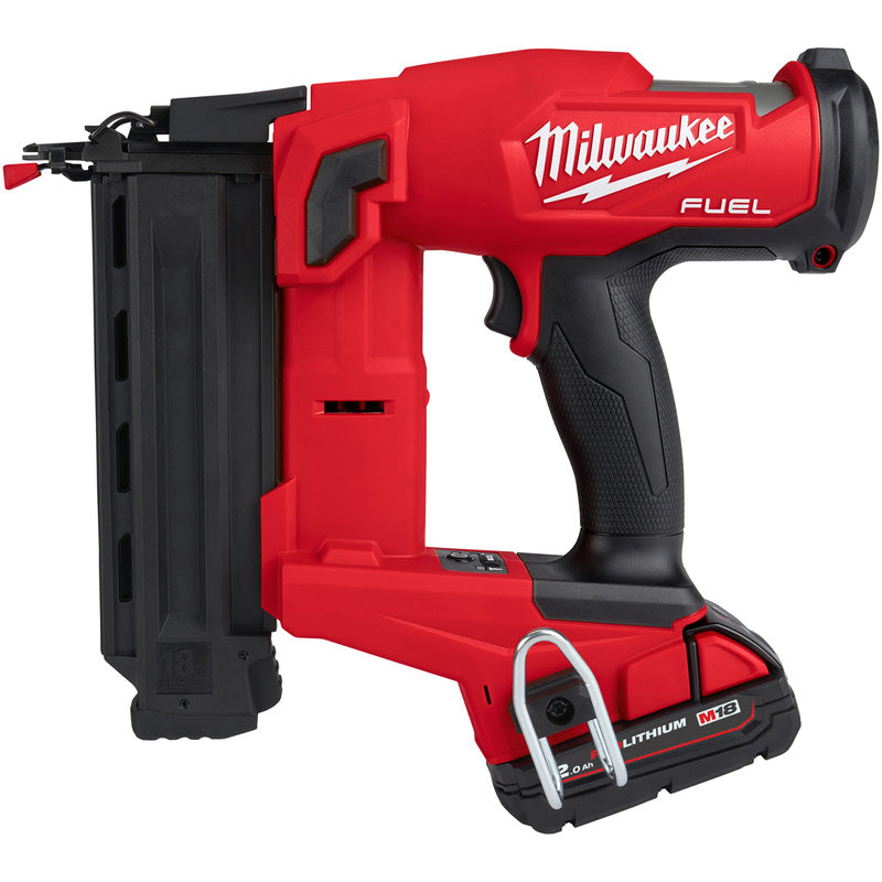Milwaukee M18 Fuel 18 GS Finish Nailer 2 x 2.0Ah