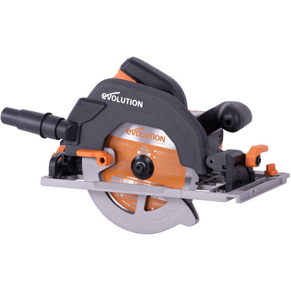 Evolution R185CCSX+ 185mm Multi-Material Track Compatible Circular Saw 230V