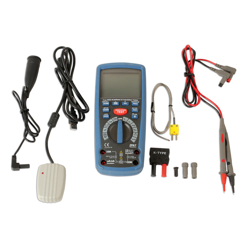 Laser Insulation Resistance Multimeter CAT III