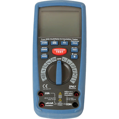 Laser Insulation Resistance Multimeter CAT III