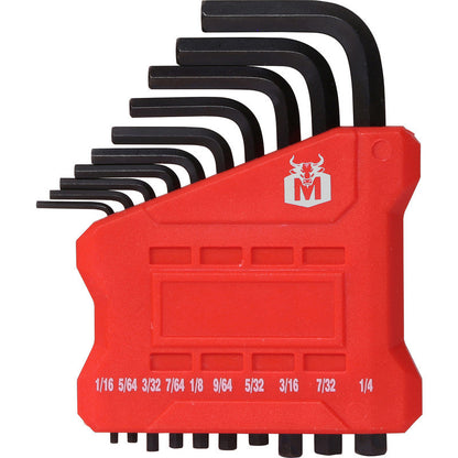 Minotaur Short Arm Hex Key Set Imperial